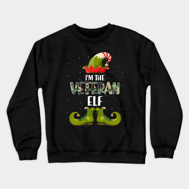 Im The Veteran Elf Christmas Crewneck Sweatshirt by intelus